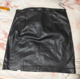 Falda polipiel Mango Talla S