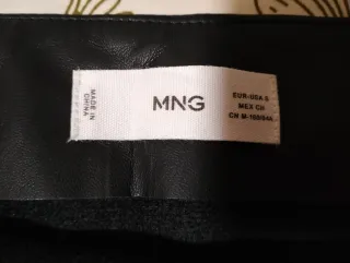 Falda polipiel Mango Talla S