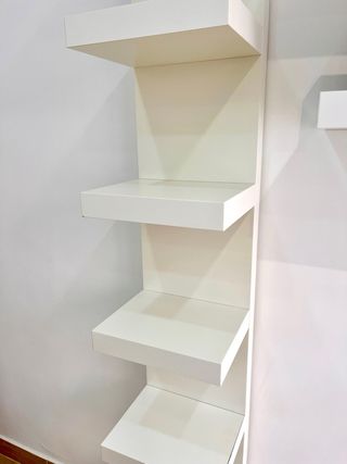 Estanterías de pared Ikea blancas