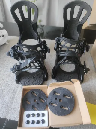 Tabla Snowboard Quechua con fijaciones Rossignol