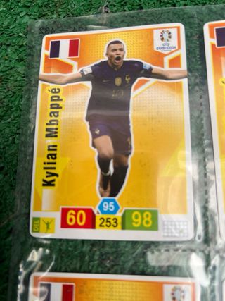 Lote 4 Cromos Eurocopa 2024 Alemania Kylian Mbappé