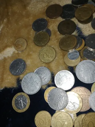 Lote 100 Monedas Francesas Antiguas Francos