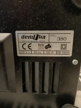 Cortadora de fiambres Demoka, modelo 380
