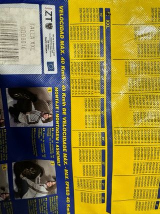 Cadenas Nieve Textiles Goodyear XXL