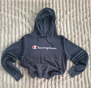 Champion Sweatshirt Navy Blue Size M