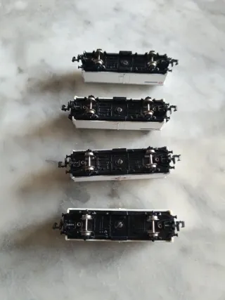 4 Vagones Frigoríficos Escala N