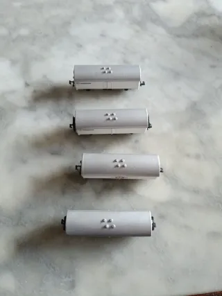 4 Vagones Frigoríficos Escala N
