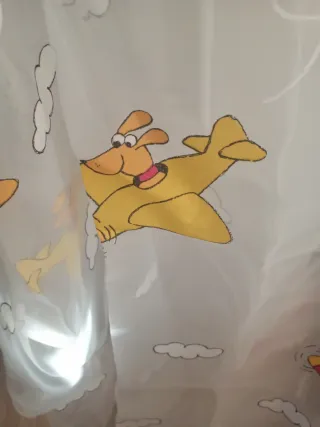 Retal Tela gasa infantil aviones y nubes