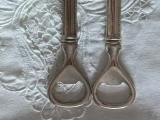 2 Apribottiglie Vintage Silverplated