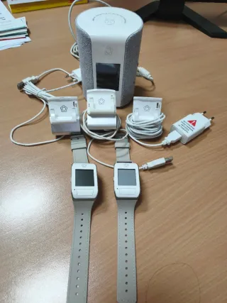 Reloj Teleasistencia SOS con Base y Cargador