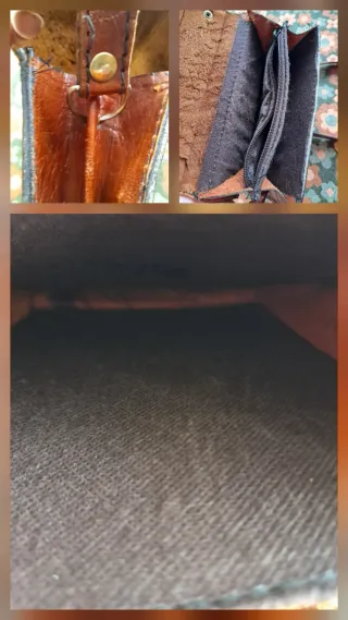 Bandolera Piel Vintage Color Miel