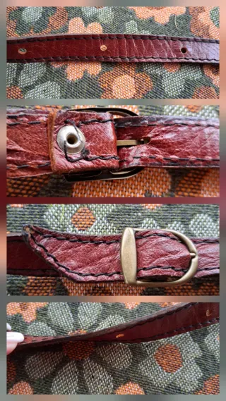 Bandolera Piel Vintage Color Miel