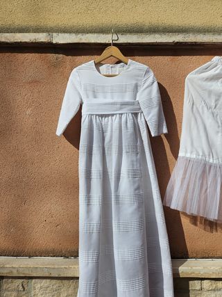 Vestido Comunión Petritas + Funda y Cancán