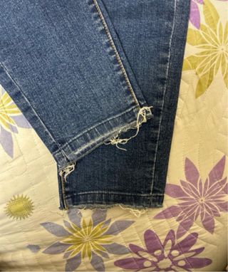 Pantalón Pitillo Zara Vaquero Talla 40