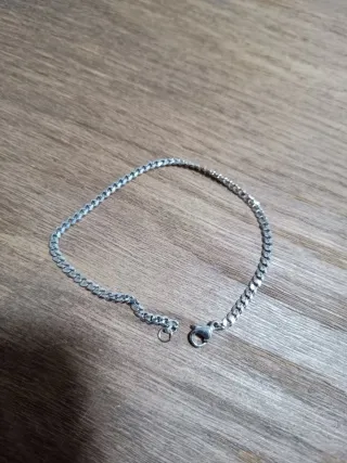 Pulsera eslabones finos acero inoxidable