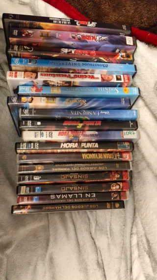 Lote 15 Películas DVD (Español/Inglés)