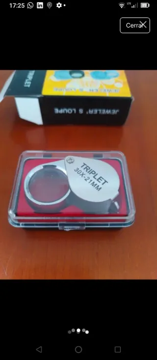 Lupa Joyero Filatelia Precisión