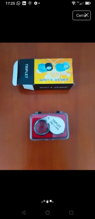 Lupa Joyero Filatelia Precisión