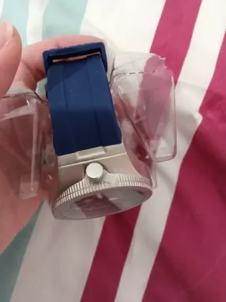 Reloj Mugello Everest Plata y Azul