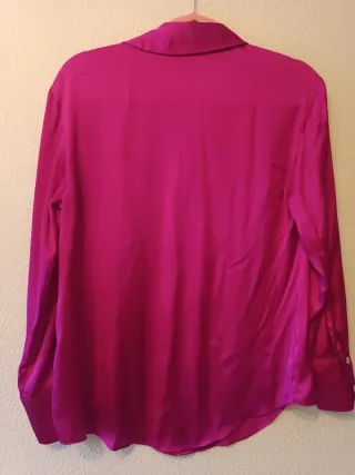 Camisa fucsia Zara
