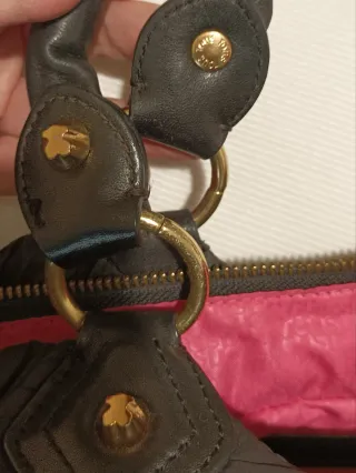 Bolso Tous Negro Acolchado con asas de Piel