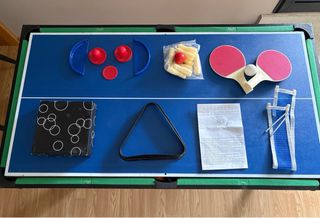 Futbolín de madera multijuegos. Venta en persona