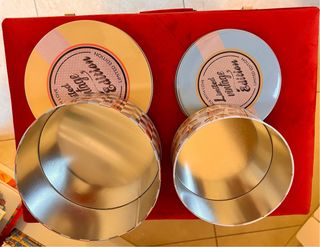Set 2 scatole latta vintage