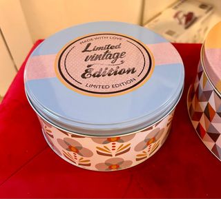 Set 2 scatole latta vintage