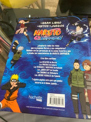 El gran libro de retos y de juegos Naruto Shipp...