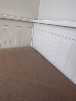 Diván blanco IKEA 80x200 con 3 cajones