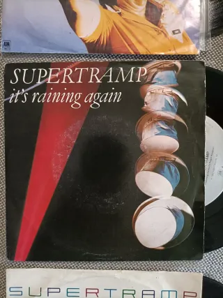 Supertramp: lote de 5 vinilos single 45 rpm 7"