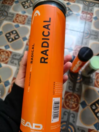 Pelotas Padel HEAD Padel Pro (3 uds). 2 packs de 4