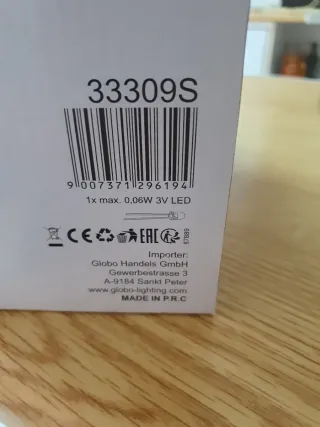 Luz solar decorativa de pavo real