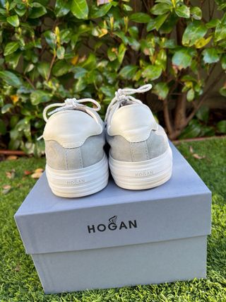 Zapatillas Hogan Hombre Talla 44 (9,5) Gris/Blanco
