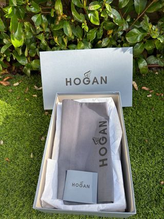 Zapatillas Hogan Hombre Talla 44 (9,5) Gris/Blanco