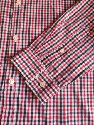 Camisa cuadros rojo/negro