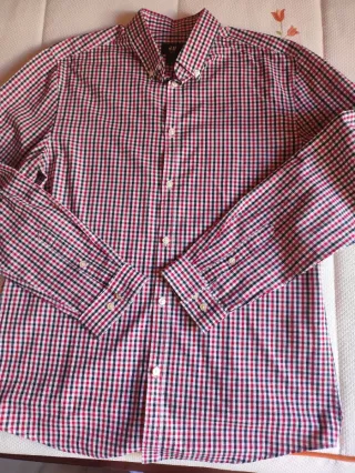 Camisa cuadros rojo/negro