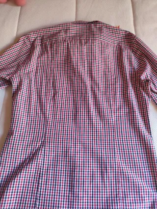 Camisa cuadros rojo/negro