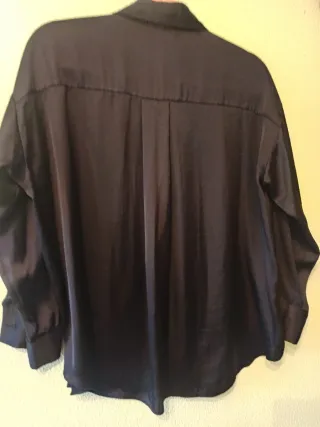 Blusa Zara Raso Negra