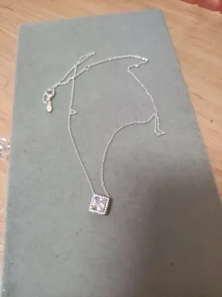 Collar Pandora Plata Cuadrado