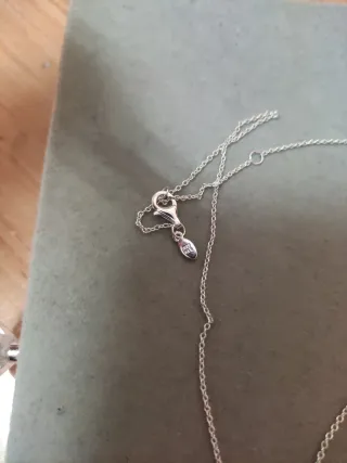 Collar Pandora Plata Cuadrado