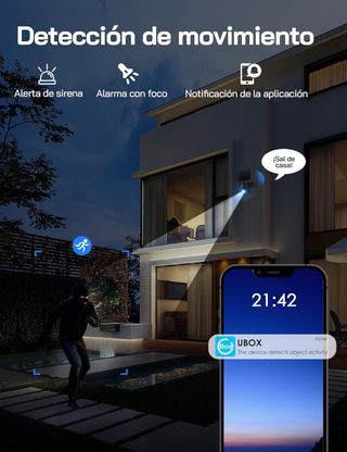 Cámara 4G solar 2.5K PTZ exterior WT08