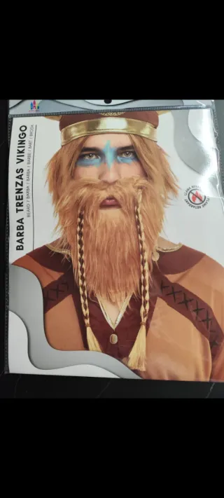 Barba Vikingo Trenzas NUEVA