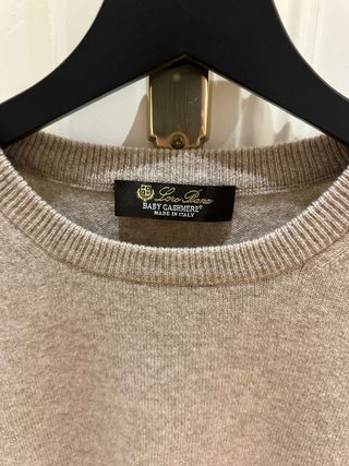 Loro Piana 100% Baby Cashmere Pullover Talla 52