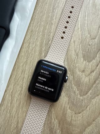 Apple Watch serie 3 Beige y Negro