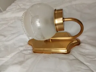 Lámpara de pared vintage dorada