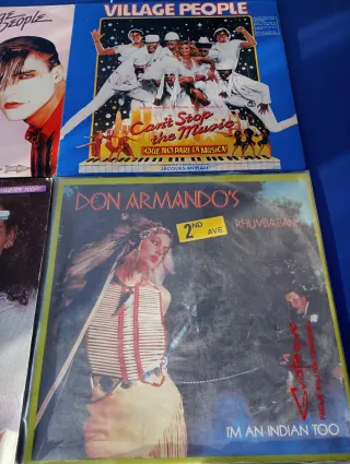 Lote Vinilos y CDs Disco 80s