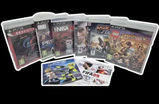 PlayStation 3 con 3 mandos y 10 juegos