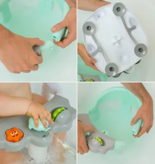 Asiento Ducha Bebé Interbaby Verde