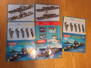 Lego portaaviones, fragata y barco